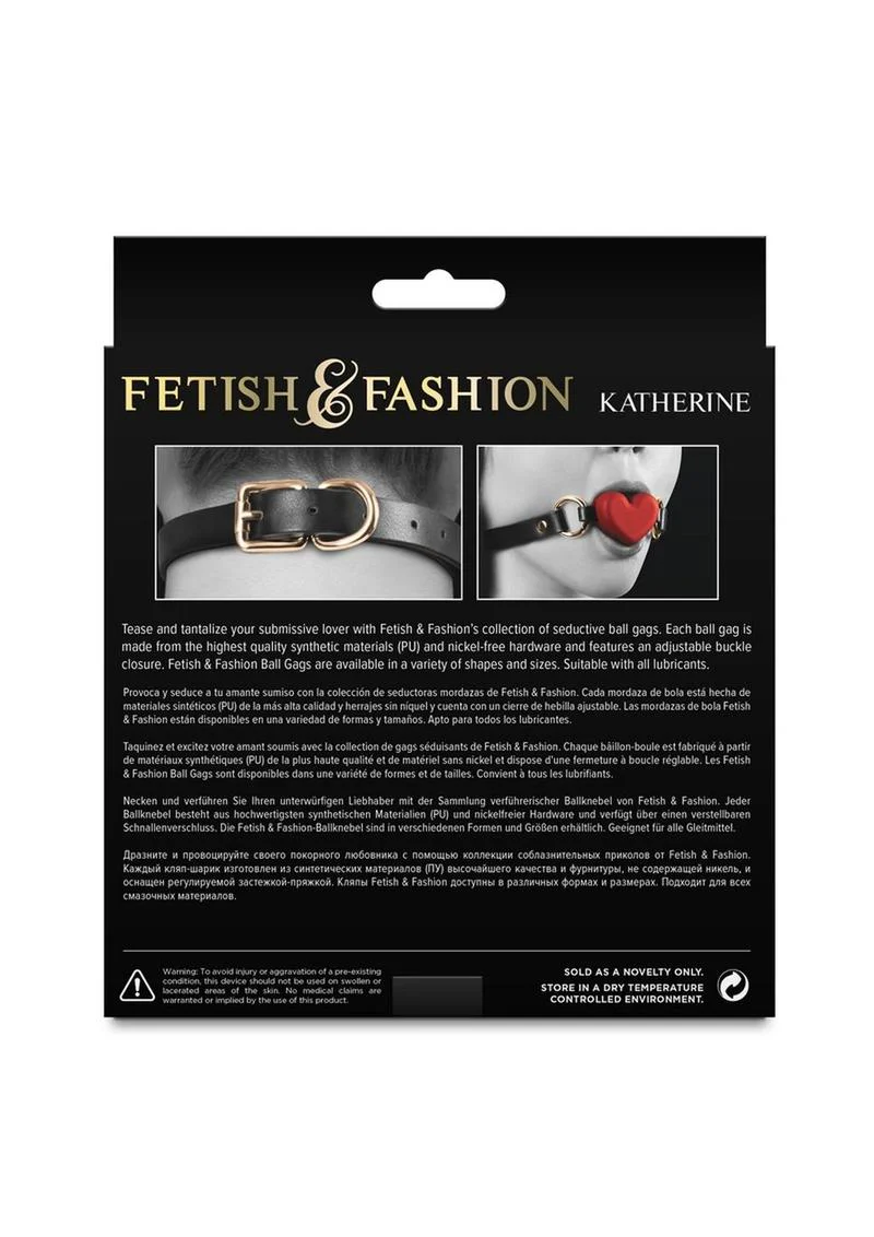 Fashion and Fetish Katherine Silicone Ball Gag - Image 3