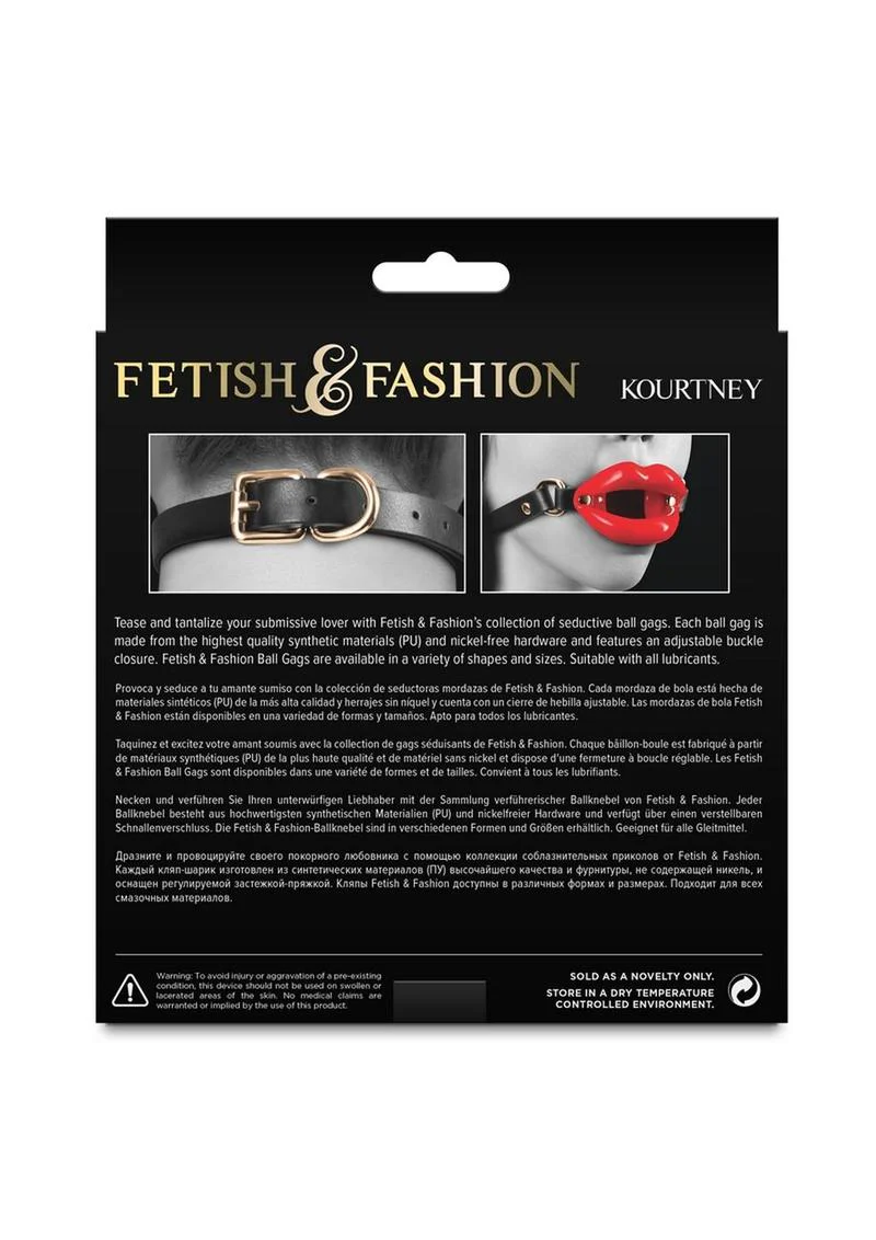 Fetish and Fashion Kourtney Silicone Ball Gag - Image 3