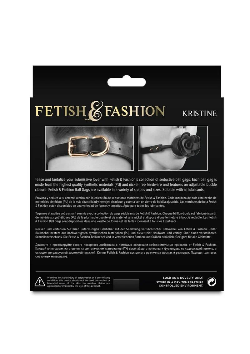 Fetish and Fashion Kristine Silicone Ball Gag - Image 3