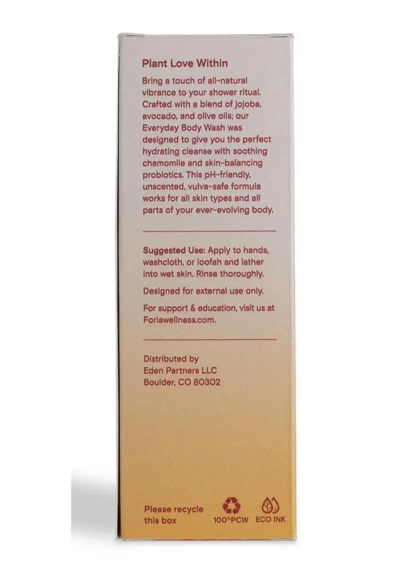 Foria Everyday Hydrating Body Wash with Organic Botanicals - Image 4