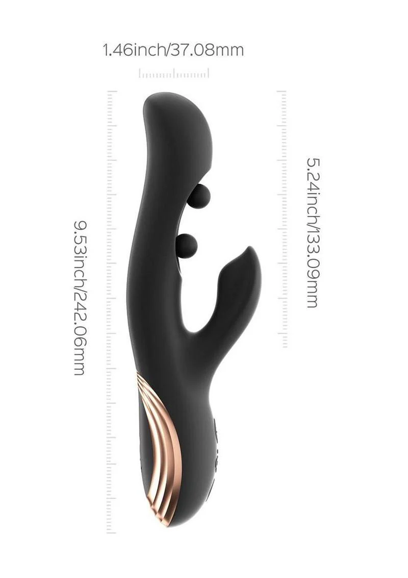 Gem Pressure Sensing App-Controlled Twin Balls Rabbit Vibrator - Image 5
