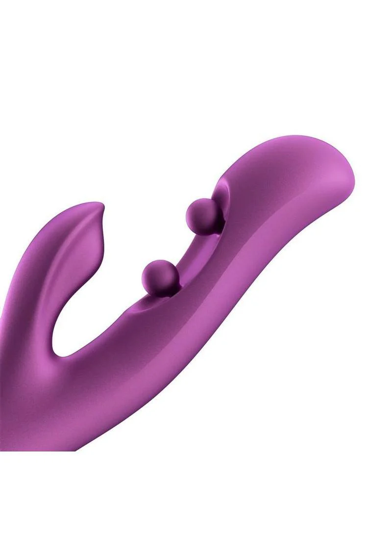 Gem Pressure Sensing App-Controlled Twin Balls Rabbit Vibrator - Image 6