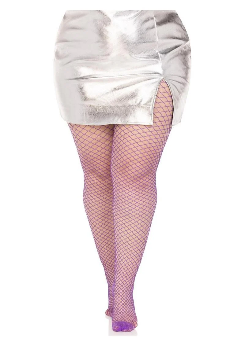 Leg Avenue Spandex Industrial Net Tights - 1x-2x - Image 12