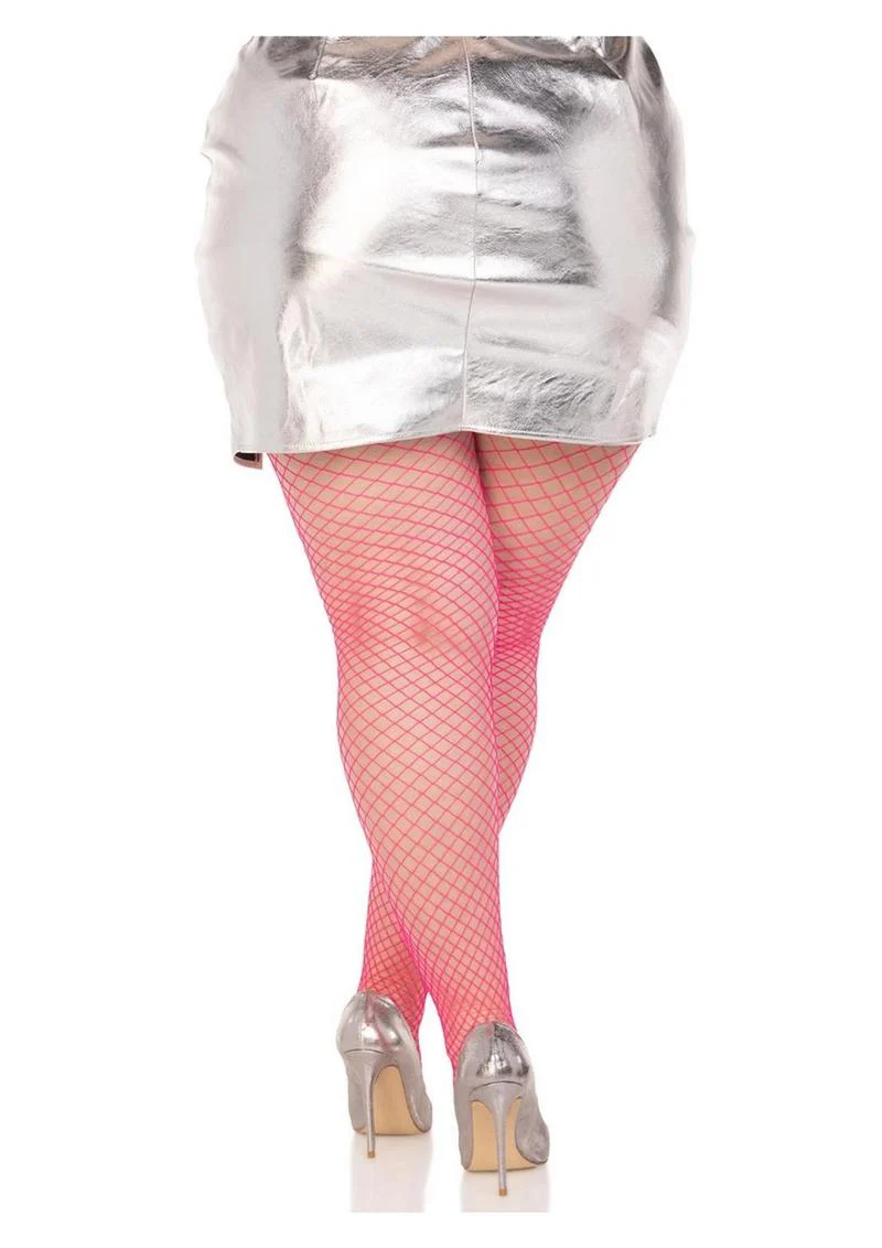 Leg Avenue Spandex Industrial Net Tights - 1x-2x - Image 14