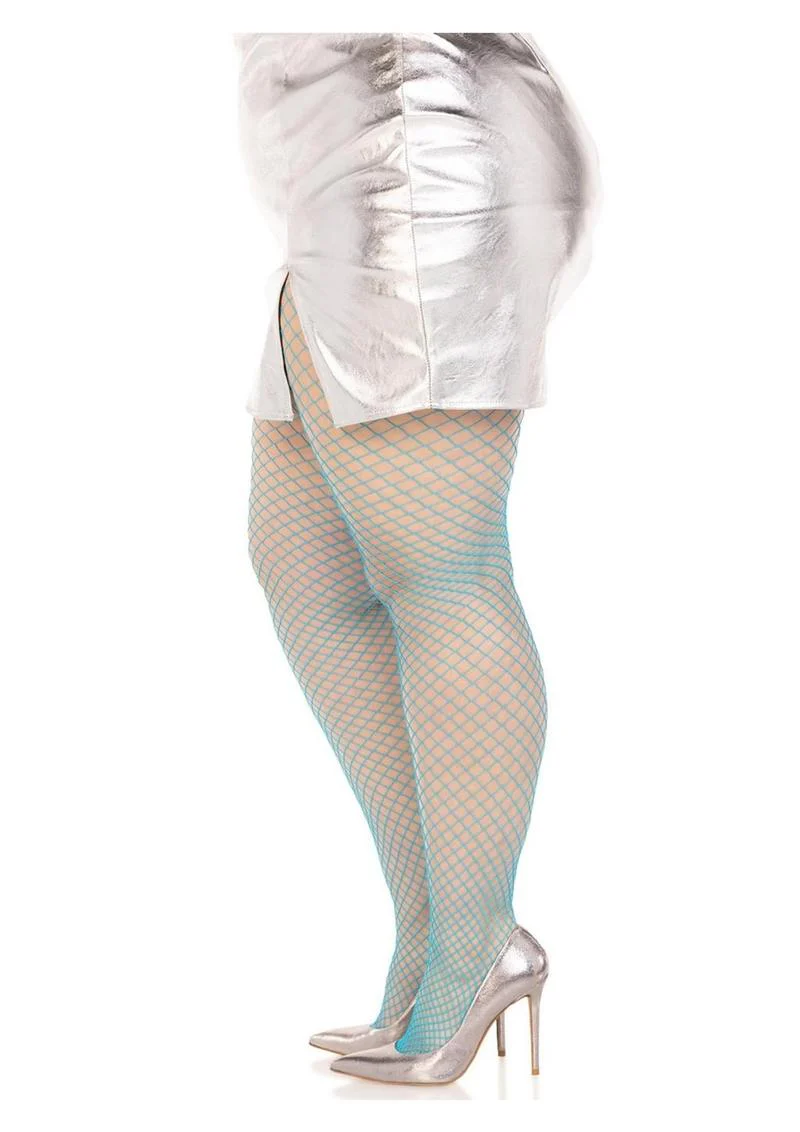 Leg Avenue Spandex Industrial Net Tights - 1x-2x - Image 16