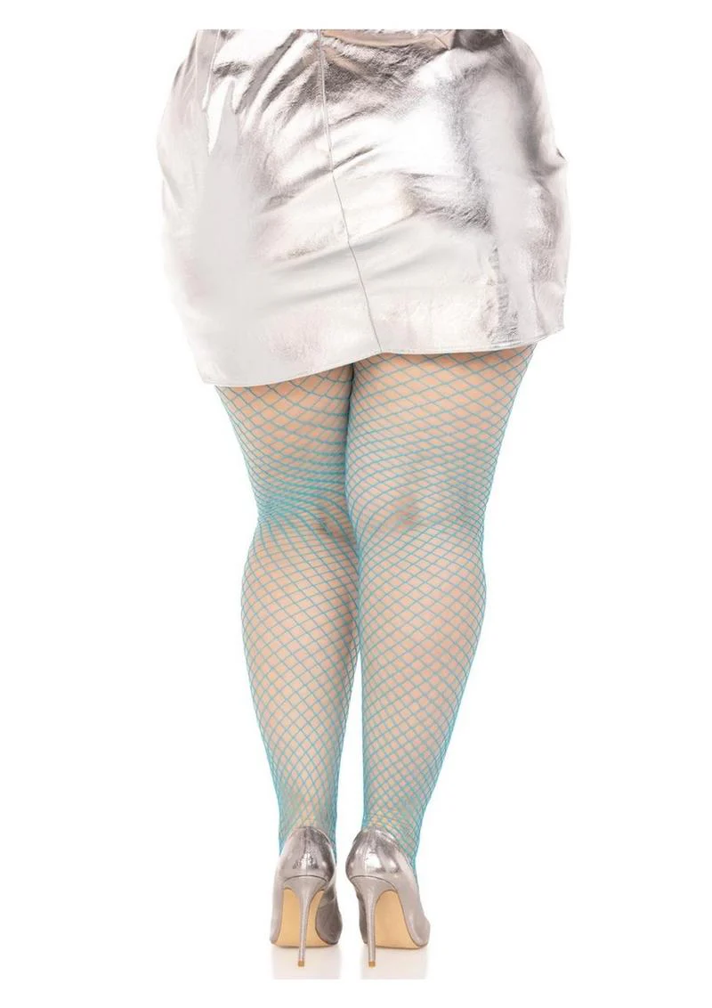 Leg Avenue Spandex Industrial Net Tights - 1x-2x - Image 17