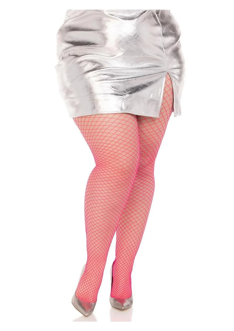 Leg Avenue Spandex Industrial Net Tights - 1x-2x - Image 4