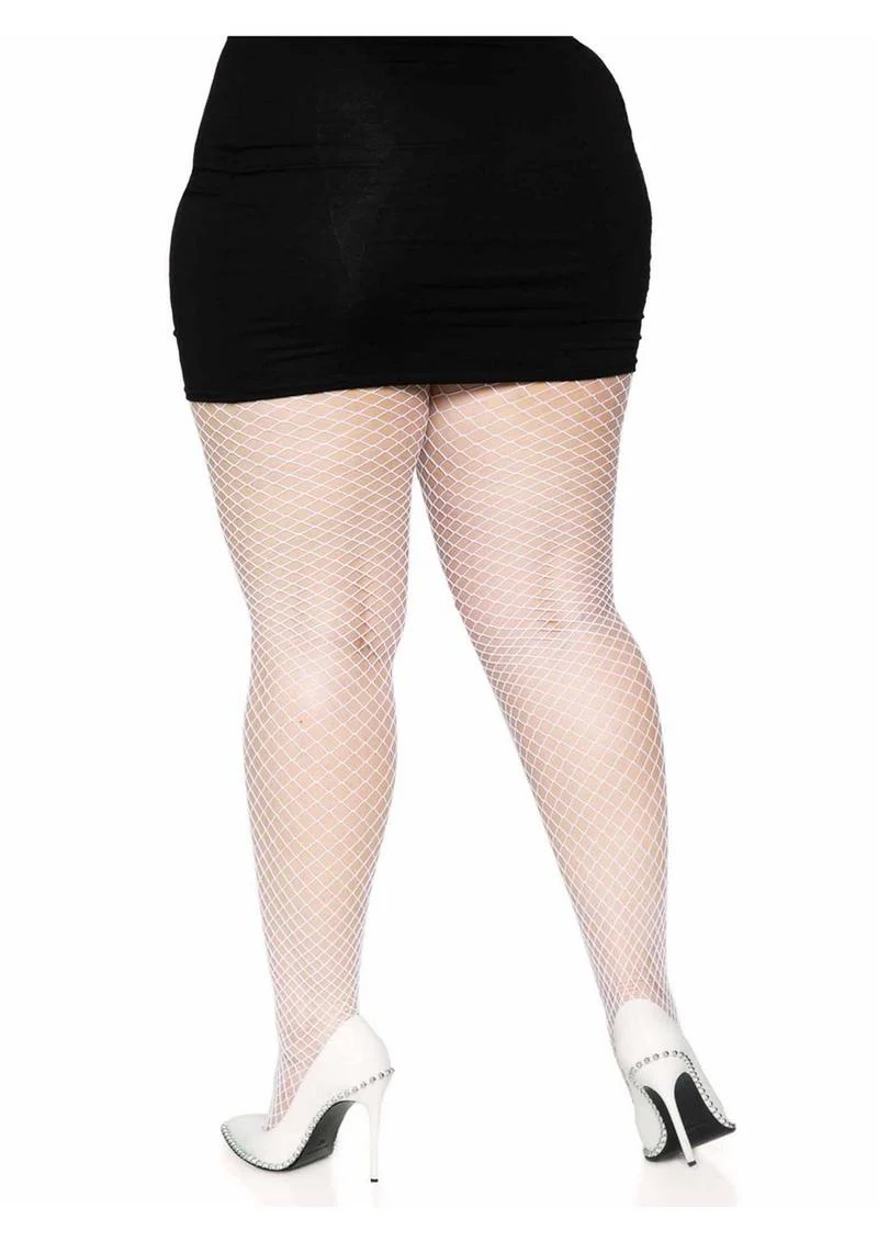 Leg Avenue Spandex Industrial Net Tights - 1x-2x - Image 6