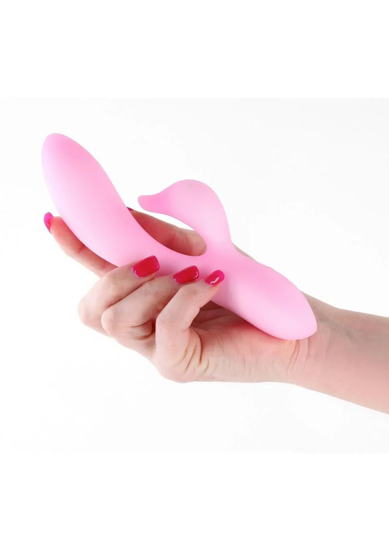 Pure Dawn Rechargeable Silicone Rabbit Vibrator - Image 3