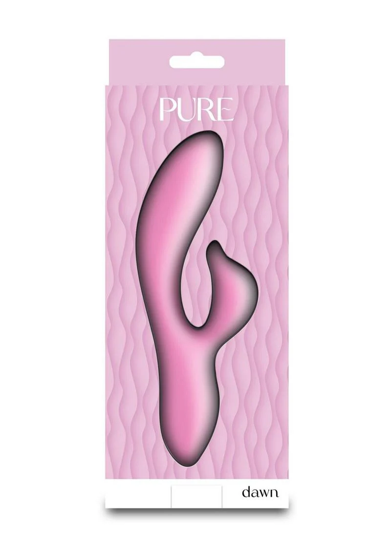Pure Dawn Rechargeable Silicone Rabbit Vibrator - Image 4