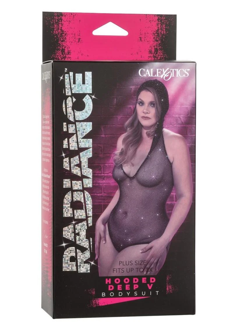 Radiance Hooded Deep V Body Suit - Image 3