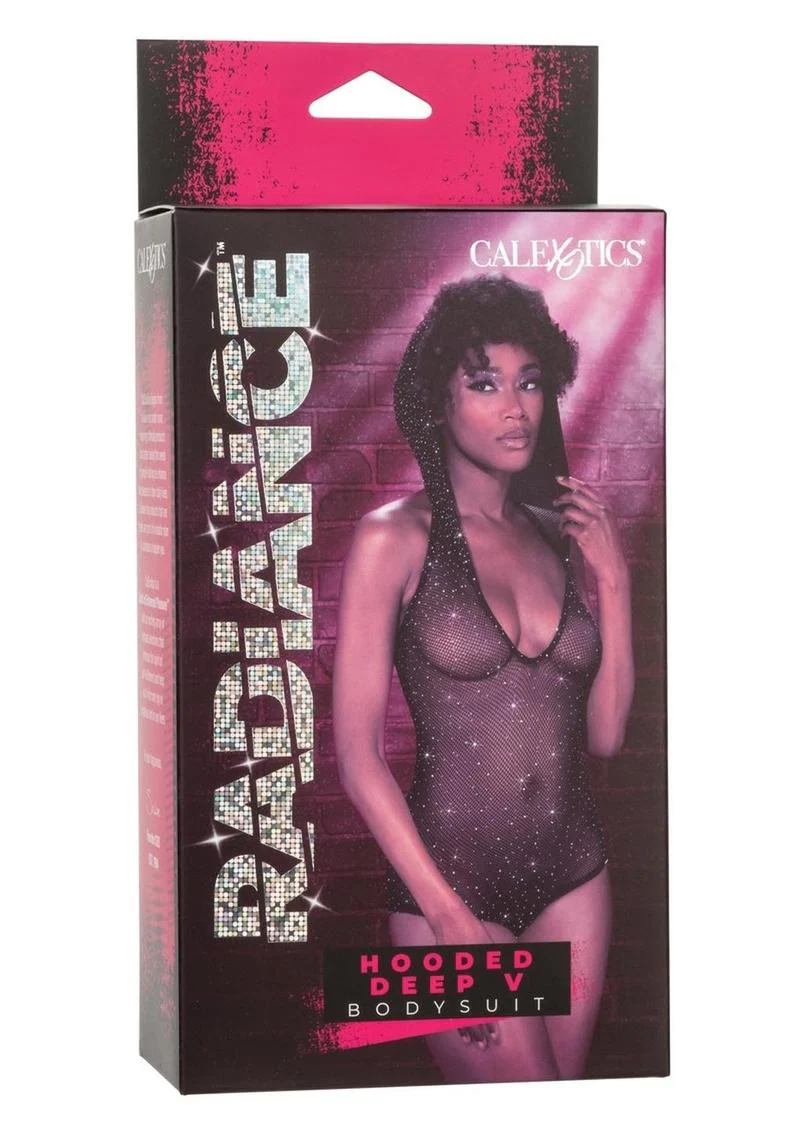 Radiance Hooded Deep V Body Suit - Image 5