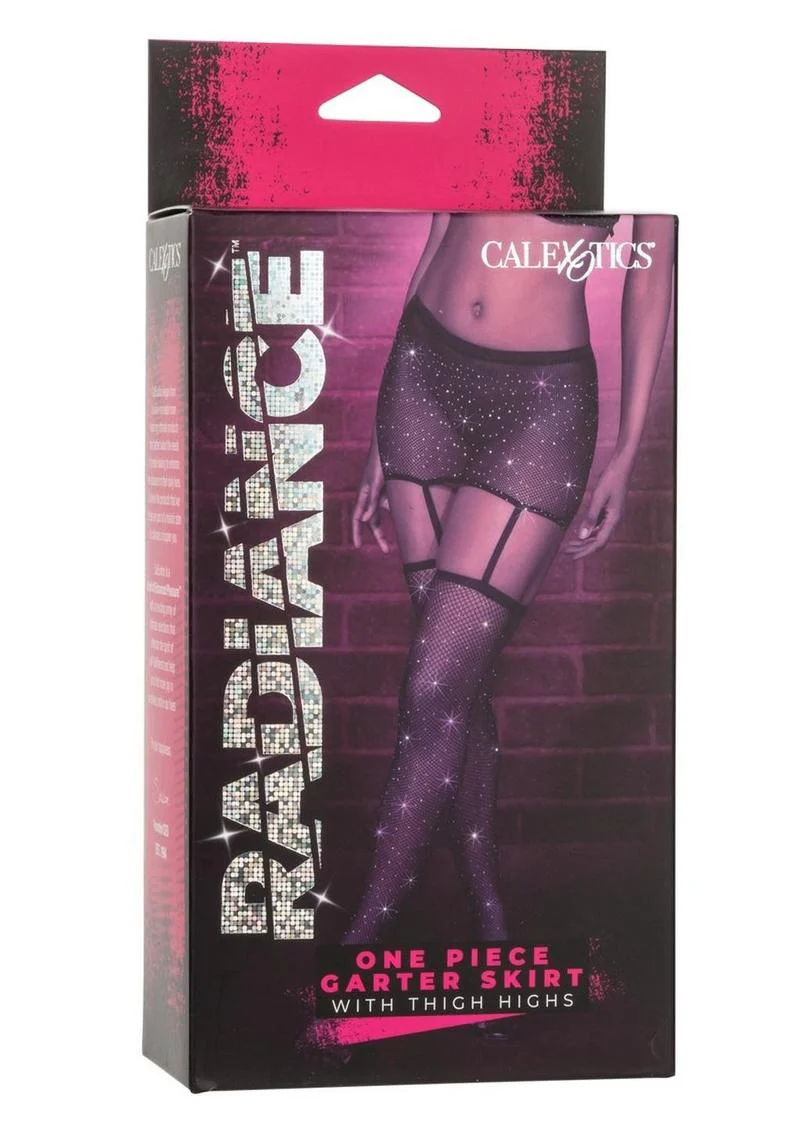 Radiance One Piece Garter Skirt with Thigh Highs - Image 6