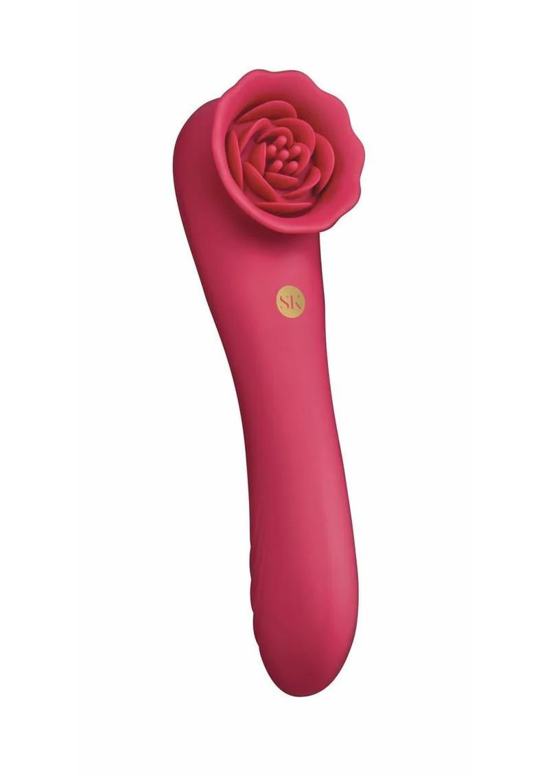 Secret Kisses Rosegasm Quake Rechargeable Silicone Dual Vibe - Image 4