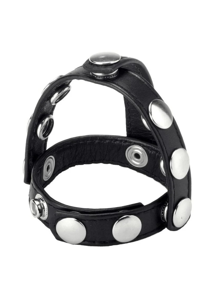 Strict Leather Snap-On Cock and Ball Harness - Image 3