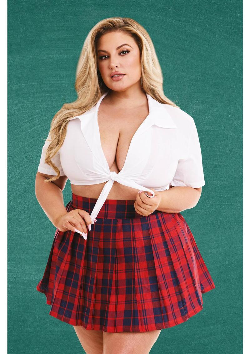 Teacher's Pet Schoolgirl Costume - Image 7