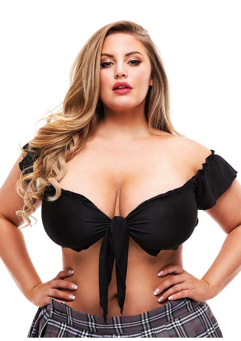 Teacher's Pet Schoolgirl Tie Top - Image 4