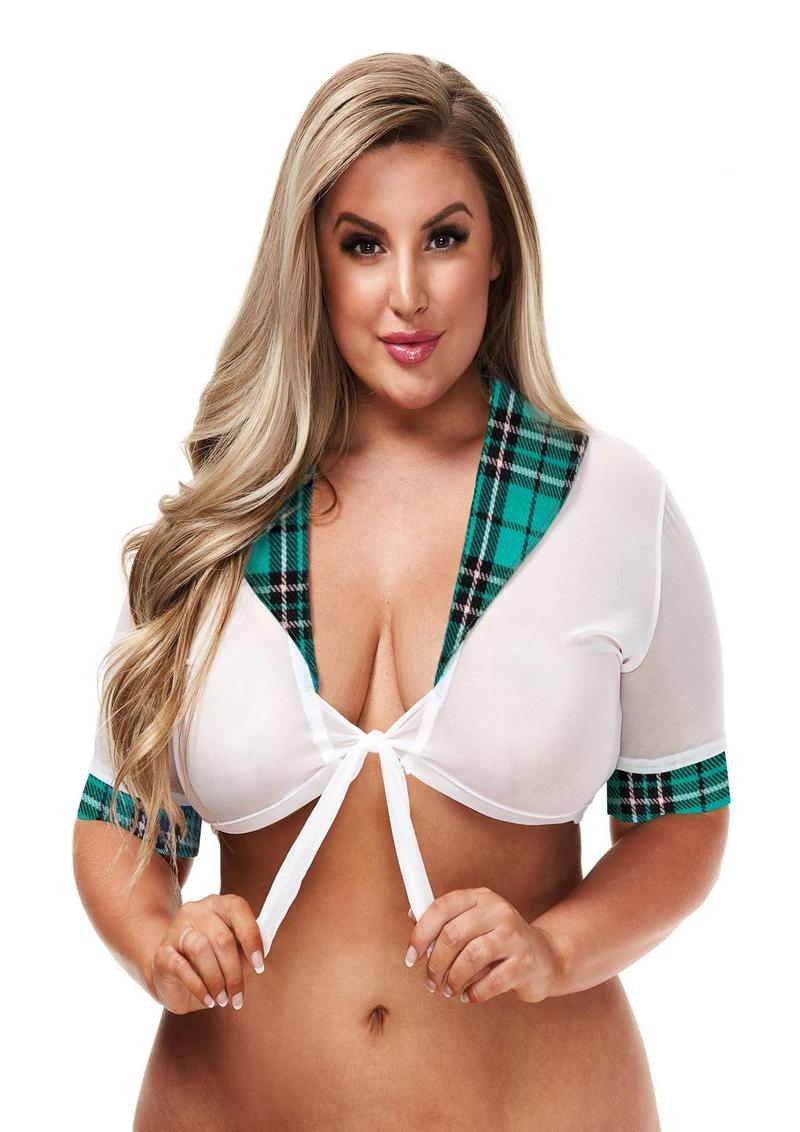 Teacher's Pet Schoolgirl Top - Image 3