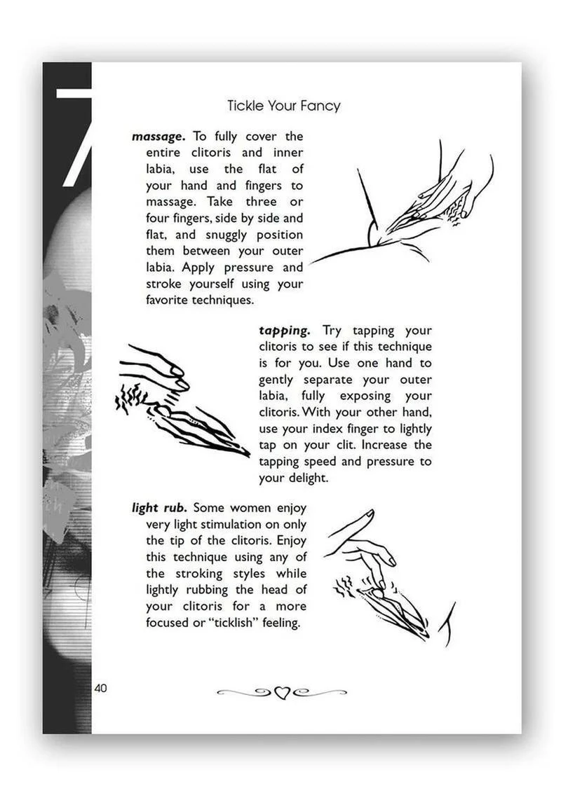 Tickle Your Fancy Womans Guide to Sexual Self Pleasure Book By Dr. Sadie Allison - Image 3